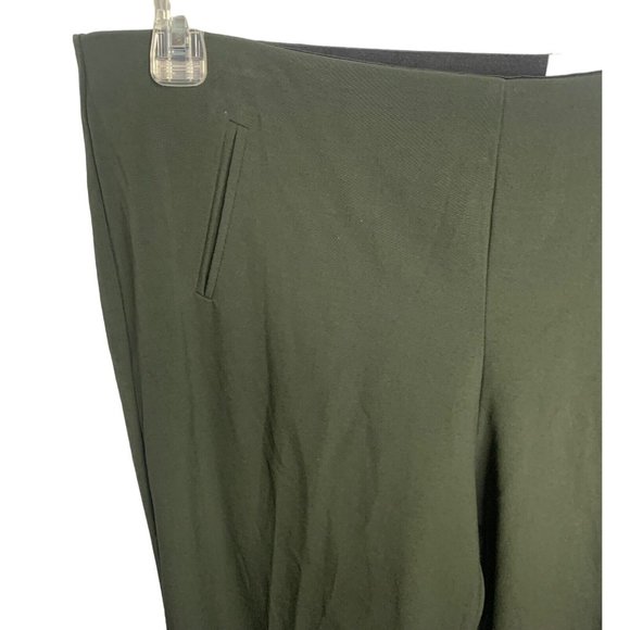 Style & Co Dress Pants Womens 16P Green Straight Leg Tummy Control Comfort Waist - Picture 4 of 7